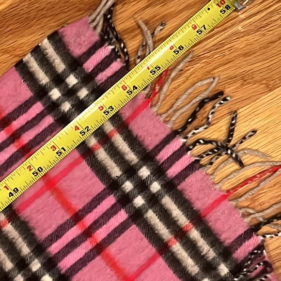 Burberry scarf (noticeable moth holes but lots of life left) as is final sale - Picture 7 of 7